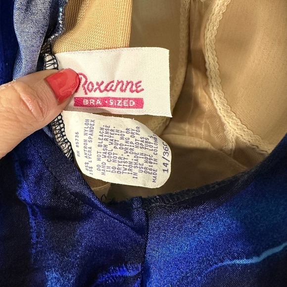 Roxanne One Piece Bra Sized Swim 14 / 36C - Picture 6 of 6